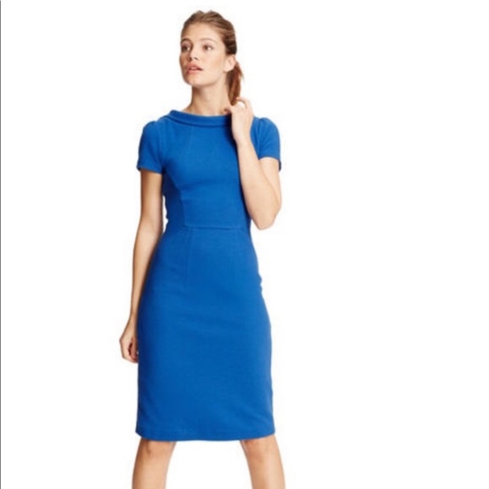 Boden Betty Ottoman dress Blue Sz 6